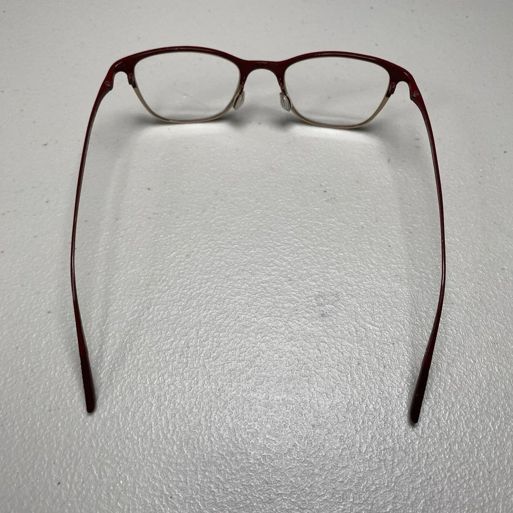 Oliver Peoples OV1153T 5202 ABBE Burgundy Titanium Butterfly Full Rim 48-19-135